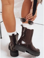 FashionStreet hnědé dámské boty ZY1208