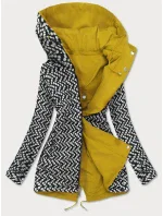 Dámská oboustranná bunda parka (W662BIG)