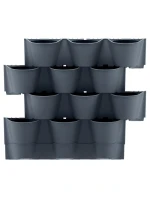 VERTIKÁLNÍ ZAHRADNÍ ZÁVĚSNÉ KVĚTINY ANTHRACITE dětské