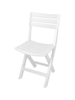 SADA 4 PLASTOVÝCH SKLÁDACÍCH CATERINGOVÝCH ŽIDLÍ KOMODO WHITE