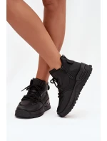 Dámské sportovní boty na platformě Big Star SS274509 Černé