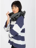 Tunelová šála AT KM 1402.20 černobílá Tunelová šála AT KM 1402.20 černobílá