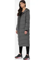Dámský prošívaný kabát H4Z22-KUDP012-24S šedý - 4F