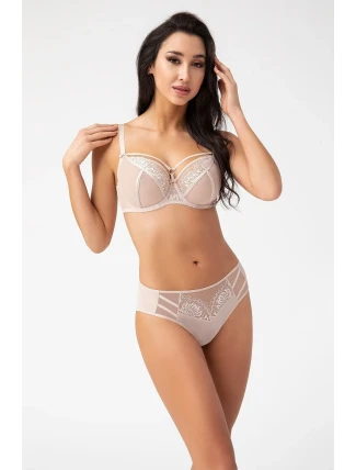 Dámské kalhotky brazilky Gorsenia K 498/1 Paradise Béžové