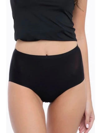 Dámské kalhotky Simple maxi black - JULIMEX Dámské kalhotky Simple maxi black - JULIMEX