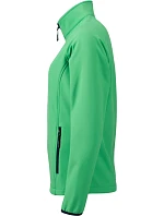 Daiber JN 1129 Dámská 2-vrstvá promo softshellová bunda 02.1129 green/navy