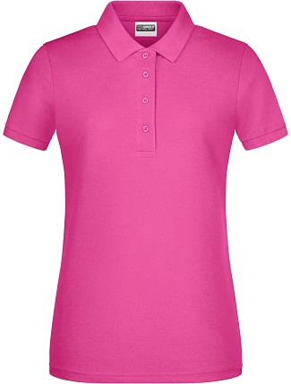 Daiber 8009 Dámské piqué polo z bio bavlny 02.8009 pink Daiber 8009 Dámské piqué polo z bio bavlny 02.8009 pink