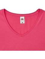 Fruit of the Loom Lady-Fit Iconic 150 V-Neck T Dámské tričko s výstřihem do V 16.1444 red Fruit of the Loom Lady-Fit Iconic 150 V-Neck T Dámské tričko s výstřihem do V 16.1444 red