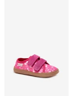 Pantofle Barefoot Dívčí Srdíčka Milami Fuchsie Saphira Pantofle Barefoot Dívčí Srdíčka Milami Fuchsie Saphira