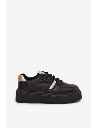 Dámské tenisky na platformě Big Star – černé Dámské tenisky na platformě Big Star – černé