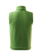 Next fleece vesta unisex trávově zelená