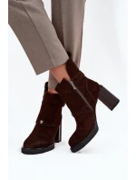 Boty na podpatku  model 217806 Step in style