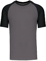 Kariban K 330 Baseballové tričko 20.K330 slate grey/black