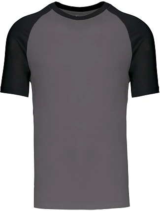 Kariban K 330 Baseballové tričko 20.K330 slate grey/black