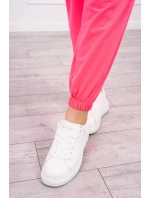 Bavlněná 3dílná sada růžová neonová