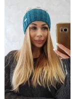 Fleecová čepice Paris K212 grey+marine