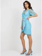 LK SK 508643 šaty.38X světle modrá LK SK 508643 šaty.38X světle modrá