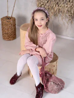 DÍVČÍ PUNČOCHÁČE POLYANNA DR2202 (POTISK MF 40 )