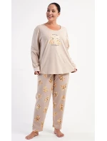 Dámské pyžamo dlouhé Méďové