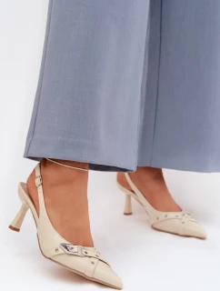 Sandály na podpatku  model 225228 Step in style