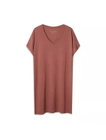 Dámská noční košilka 43041 Noves brown - HENDERSON