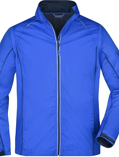 Daiber JN 1122 Pánská softshell bunda s odepínacími rukávy 02.1122 nautic blue/navy
