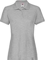 Fruit of the Loom Lady-Fit Premium Polo Dámské piqué polo 16.3030 athletic heather Fruit of the Loom Lady-Fit Premium Polo Dámské piqué polo 16.3030 athletic heather