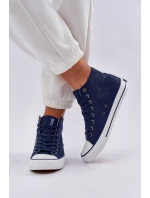 Dámské Vysoké Tenisky Big Star DD274333 Tmavě Modré