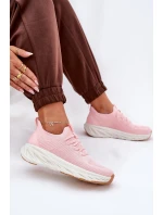 Pohodlné Dámské Sportovní Boty Big Star RR274A131 HI-POLY SYSTEM Růžové