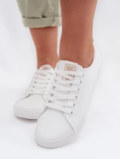 Dámské tenisky z eko kůže Big Star TT274001 Bílé