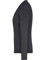 Daiber JN 660 Dámský pletený cardigan s výstřihem do V 02.0660 black Daiber JN 660 Dámský pletený cardigan s výstřihem do V 02.0660 black