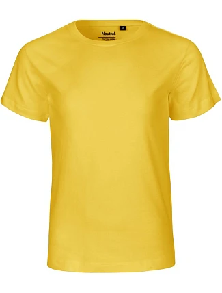 Neutral O 30001 Dětské tričko z bio bavlny 77.3001 yellow Neutral O 30001 Dětské tričko z bio bavlny 77.3001 yellow