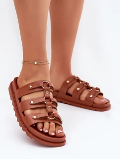 Dámské Pantofle S Pásky Camel Pasiriela