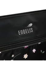 Dámská crossbody kabelka na kočárek Vuch Amma Flowers Black Dámská crossbody kabelka na kočárek Vuch Amma Flowers Black