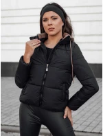 Dámská zimní péřová bunda NORDPUFF s kapucí černá FashionStreet TY4617