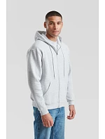 Fruit of the Loom Premium Hooded Sweat Jacket Mikina s kapucí 16.2034 heather grey
