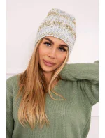 Fleecová čepice Melisa K241 mint+olive