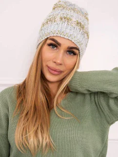 Fleecová čepice Melisa K241 mint+olive