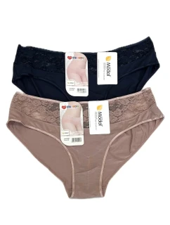 Dámské kalhotky 26097 A'2 béžová/černá - DC Girl