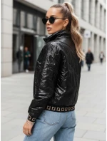 Dámská prošívaná bunda bomber černá FashionStreet TY5292