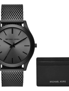 Pánské hodinky + pouzdro na karty MICHAEL KORS MK1085SET + BOX