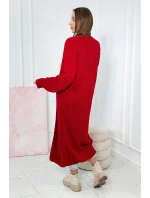 Dlouhý svetr červený Dlouhý svetr červený