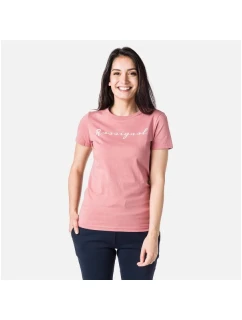 ROSSIGNOL W Logo Rossi Tee červená