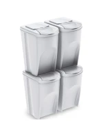 ODPADKOVÉ KOŠE 35 L SORTIBOX SET4 BALENÍ DIETNÍ ŠEDÁ ODPADKOVÉ KOŠE 35 L SORTIBOX SET4 BALENÍ DIETNÍ ŠEDÁ