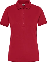 Daiber JN 1805 Dámské pracovní elastické bio polo - Solid 02.1805 red