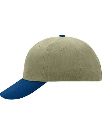 Daiber MB 6111 6 panelová raver kšiltovka 03.6111 light khaki/navy