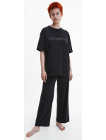 Dámské pyžamo QS6916E UB1 černá - Calvin Klein