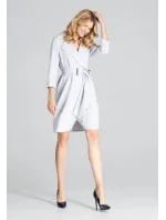 Dámské šaty M680 šedé - Figl Dámské šaty M680 šedé - Figl