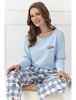 Pyžamo Taro 3631 Freja, dlouhé rukávy, velikosti S–XL, Z26/27