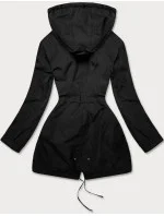 Černá/žlutá dámská parka (W702BIG) Černá/žlutá dámská parka (W702BIG)